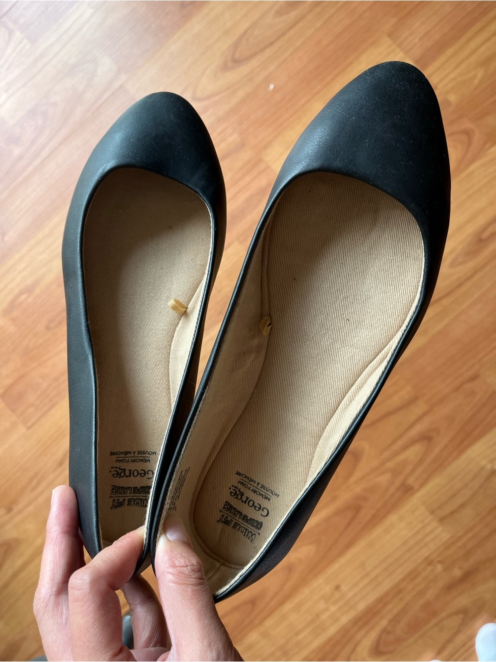 George Black Classic Slip-On Ballet Flats